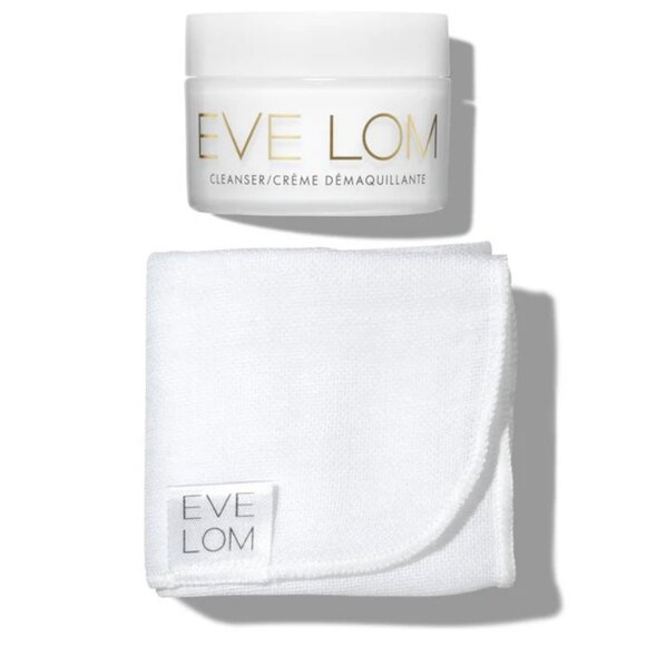 NWT Eve Lom Cleanser Travel Size 20ml + 1/2 Muslin Cleansing Cloth - Picture 1 of 5